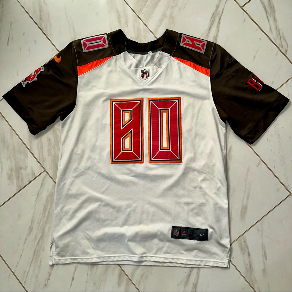 Nike O.J. Howard Buccaneers Jersey #80 XL On Field NFL 2017-19 White Uniform